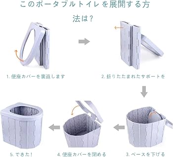 Amazon｜SRYC 簡易トイレ 非常用 災害用 防災 携帯トイレ ポータブル